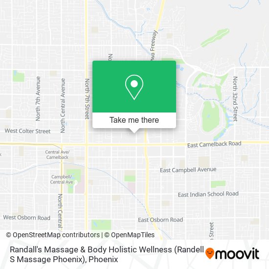 Randall's Massage & Body Holistic Wellness (Randell S Massage Phoenix) map