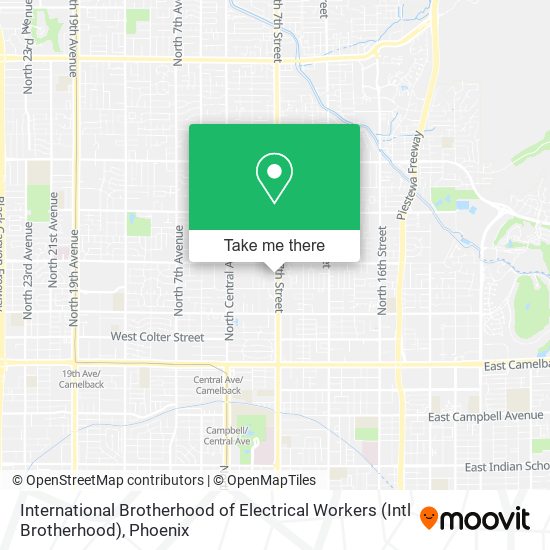 International Brotherhood of Electrical Workers (Intl Brotherhood) map