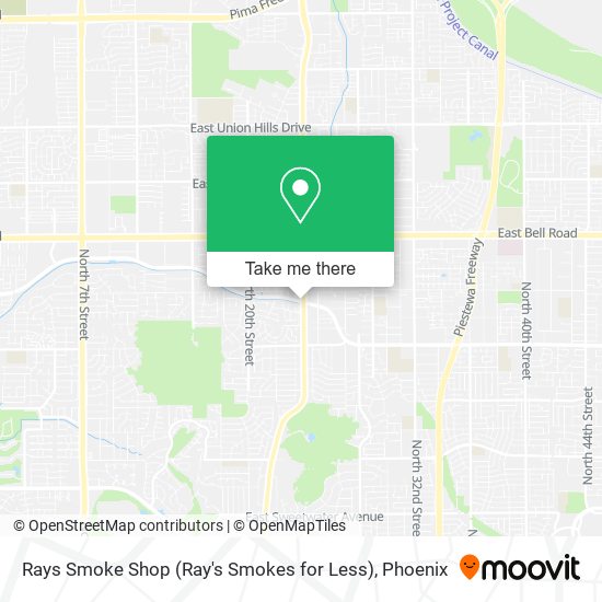 Mapa de Rays Smoke Shop (Ray's Smokes for Less)