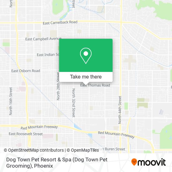 Mapa de Dog Town Pet Resort & Spa (Dog Town Pet Grooming)