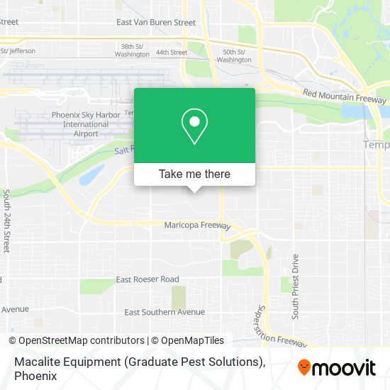 Mapa de Macalite Equipment (Graduate Pest Solutions)