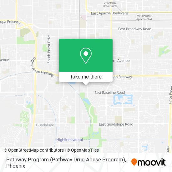 Pathway Program (Pathway Drug Abuse Program) map