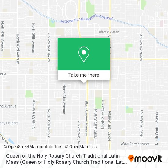 Queen of the Holy Rosary Church Traditional Latin Mass map