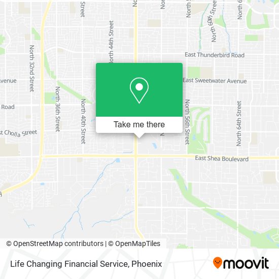 Life Changing Financial Service map