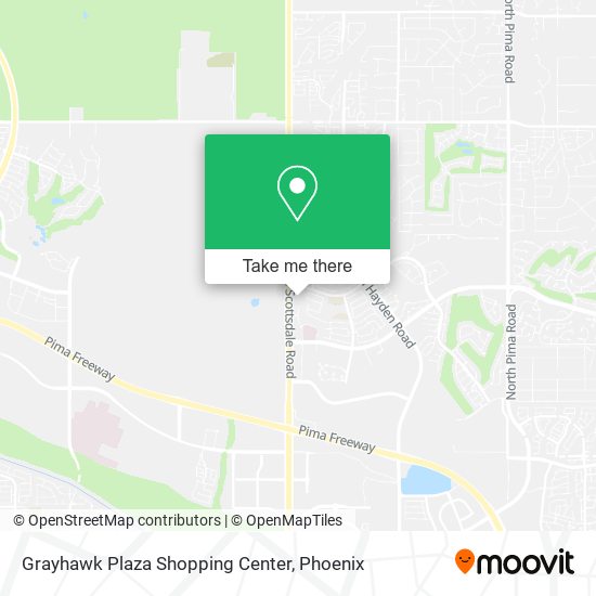 Mapa de Grayhawk Plaza Shopping Center