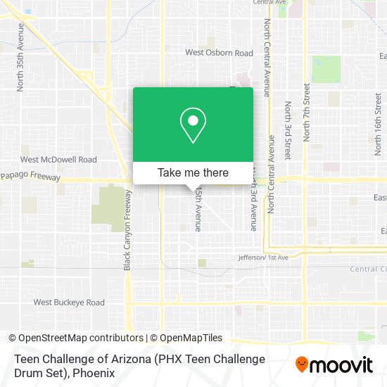 Teen Challenge of Arizona (PHX Teen Challenge Drum Set) map