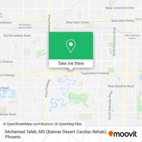 Mohamed Teleb, MD (Banner Desert Cardiac Rehab) map