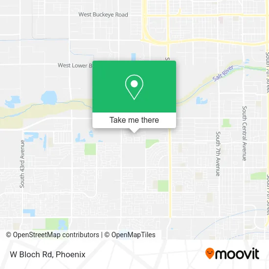 W Bloch Rd map
