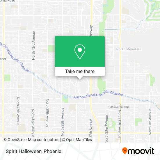 Mapa de Spirit Halloween