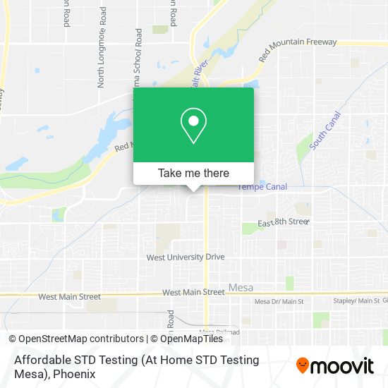 Affordable STD Testing (At Home STD Testing Mesa) map