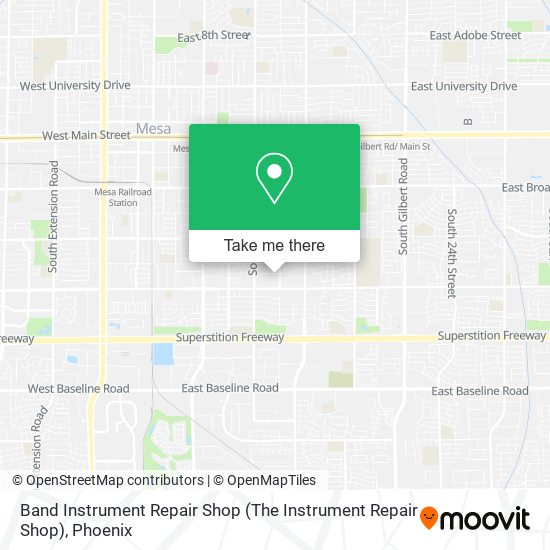 Band Instrument Repair Shop map