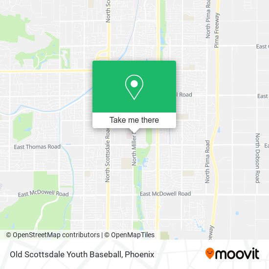 Mapa de Old Scottsdale Youth Baseball