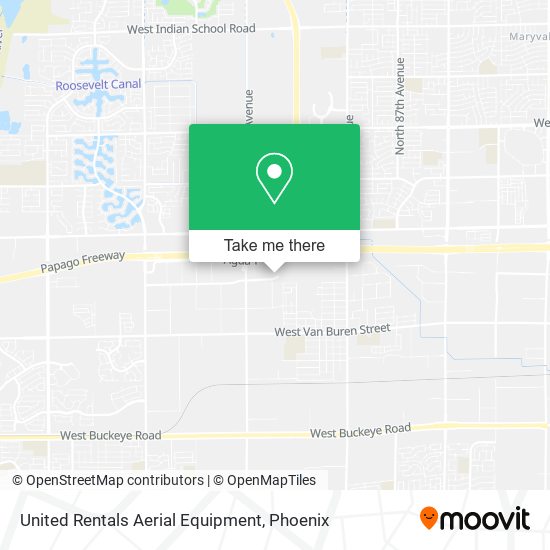 Mapa de United Rentals Aerial Equipment