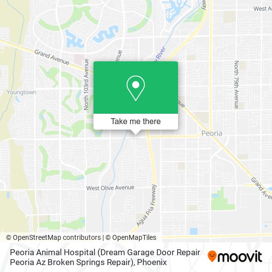Peoria Animal Hospital (Dream Garage Door Repair Peoria Az Broken Springs Repair) map