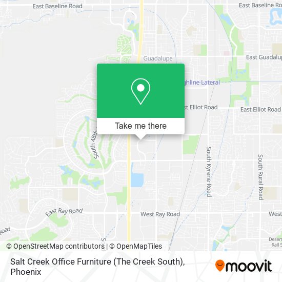 Mapa de Salt Creek Office Furniture (The Creek South)