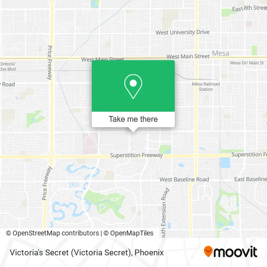 Victoria's Secret (Victoria Secret) map