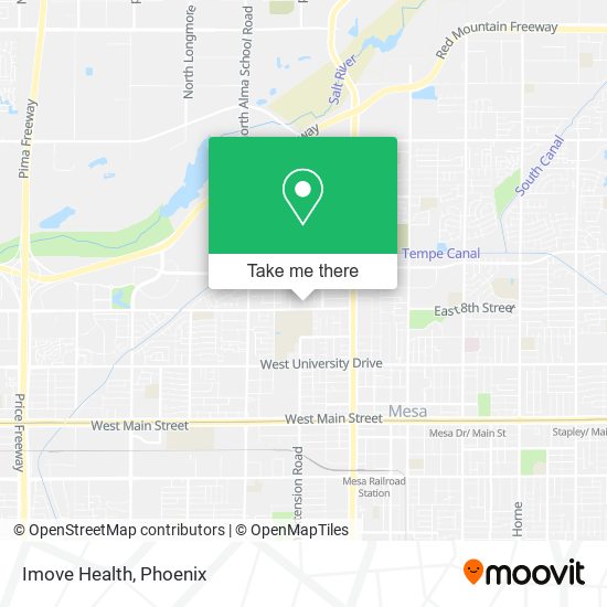 Mapa de Imove Health