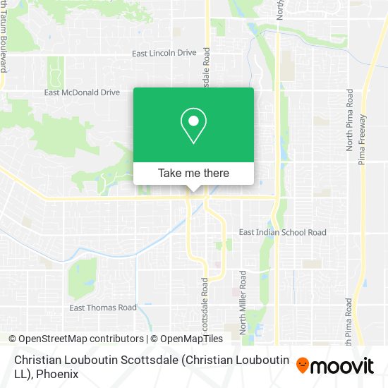 Christian Louboutin Scottsdale (Christian Louboutin LL) map