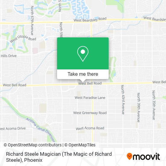 Richard Steele Magician (The Magic of Richard Steele) map