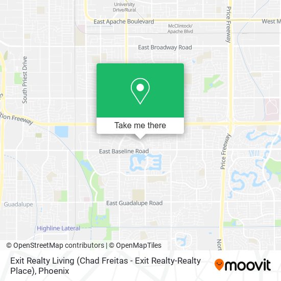 Exit Realty Living (Chad Freitas - Exit Realty-Realty Place) map