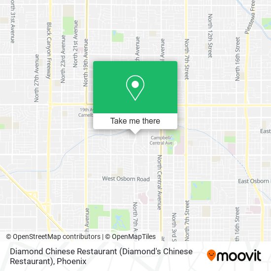 Mapa de Diamond Chinese Restaurant