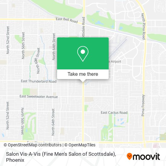 Salon Vis-A-Vis (Fine Men's Salon of Scottsdale) map