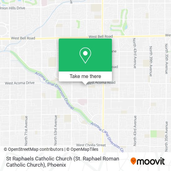 Mapa de St Raphaels Catholic Church (St. Raphael Roman Catholic Church)