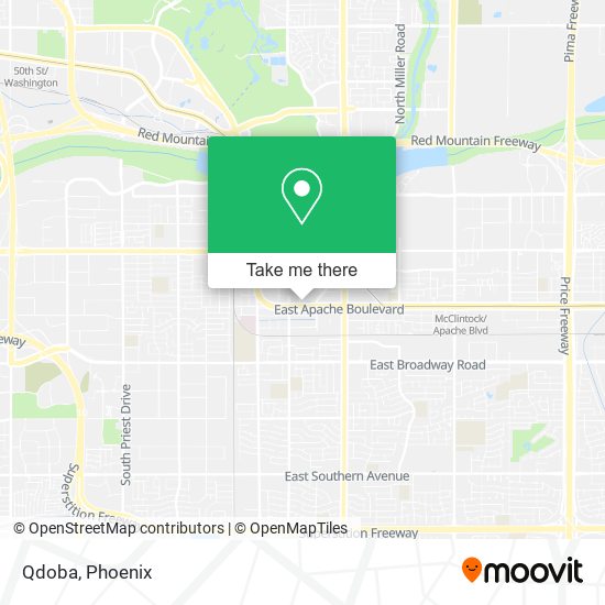 Qdoba map