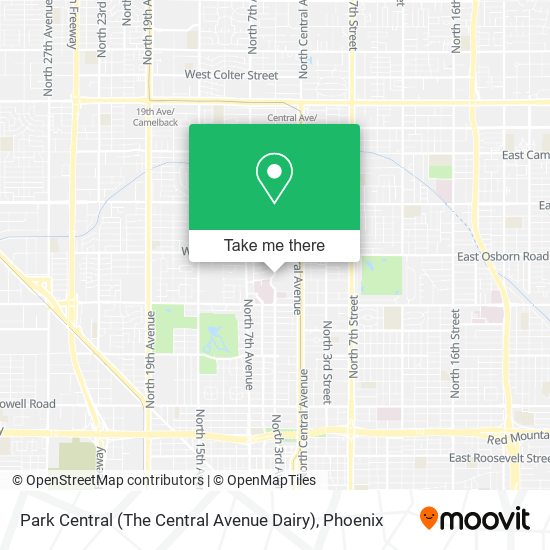 Park Central (The Central Avenue Dairy) map