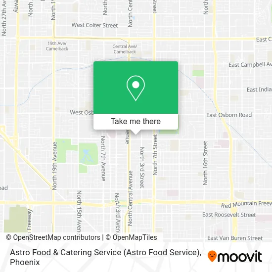 Astro Food & Catering Service map