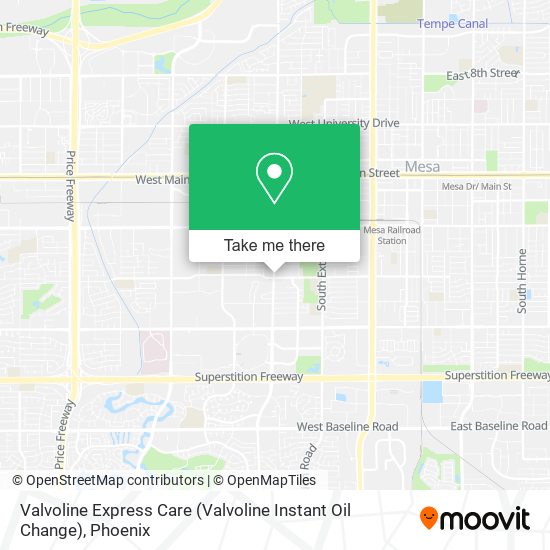 Valvoline Express Care (Valvoline Instant Oil Change) map