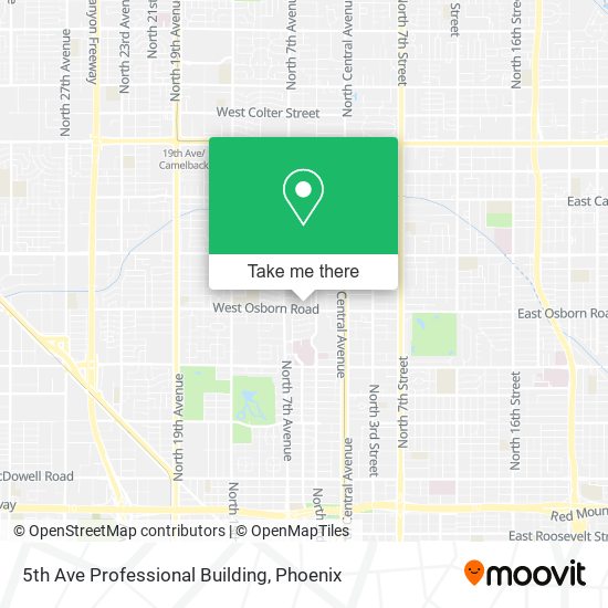 5th Ave Professional Building map