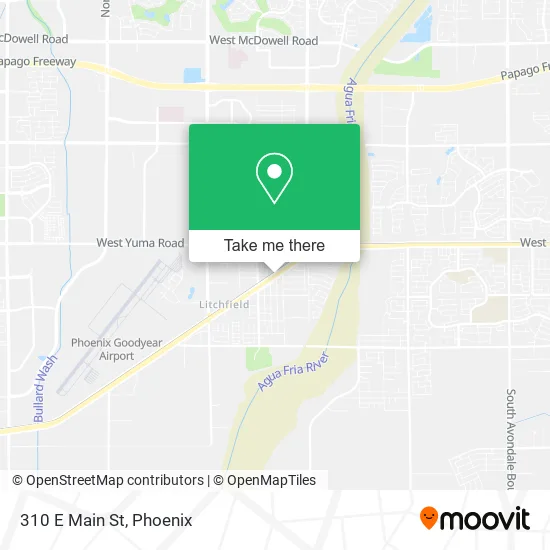 310 E Main St map