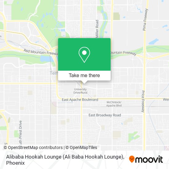 Alibaba Hookah Lounge (Ali Baba Hookah Lounge) map
