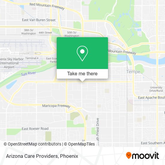 Mapa de Arizona Care Providers