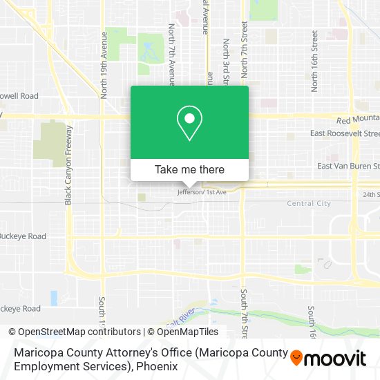 Maricopa County Attorney's Office (Maricopa County Employment Services) map