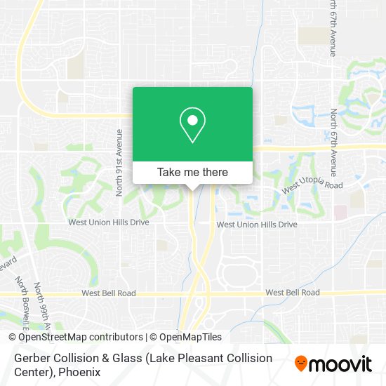 Mapa de Gerber Collision & Glass (Lake Pleasant Collision Center)