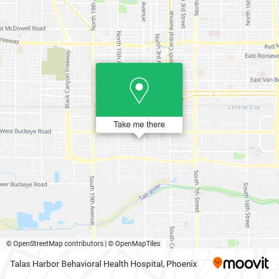 Mapa de Talas Harbor Behavioral Health Hospital