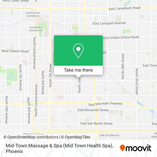 Mapa de Mid-Town Massage & Spa