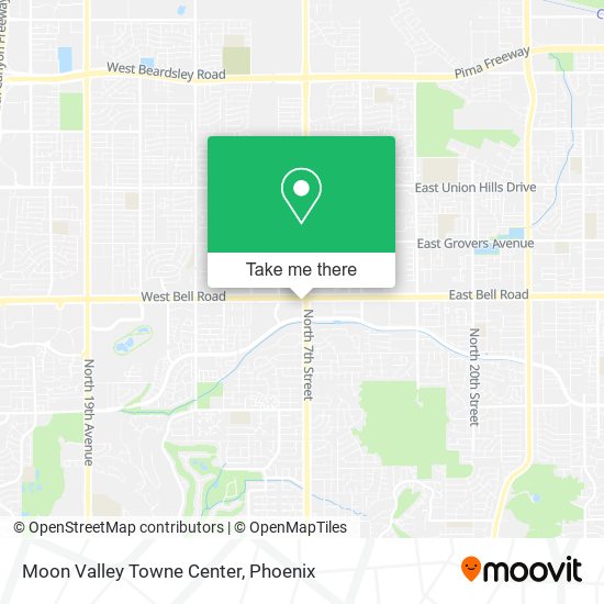 Moon Valley Towne Center map