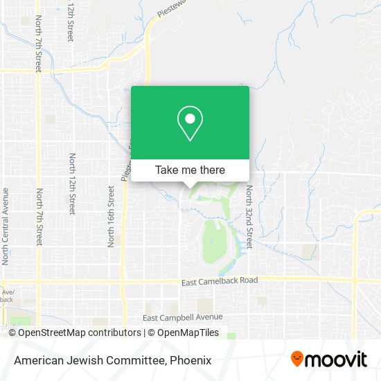 Mapa de American Jewish Committee