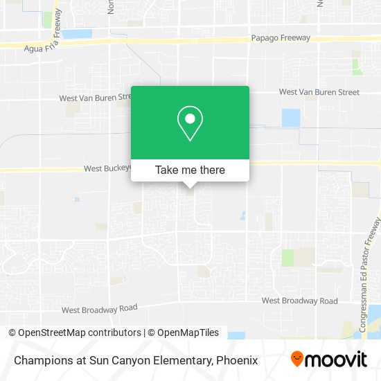 Champions at Sun Canyon Elementary map