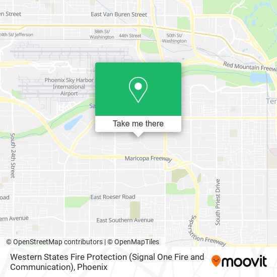 Mapa de Western States Fire Protection (Signal One Fire and Communication)