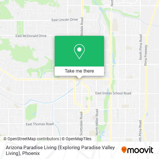 Arizona Paradise Living (Exploring Paradise Valley Living) map