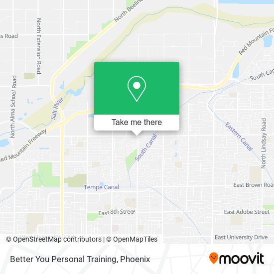 Mapa de Better You Personal Training