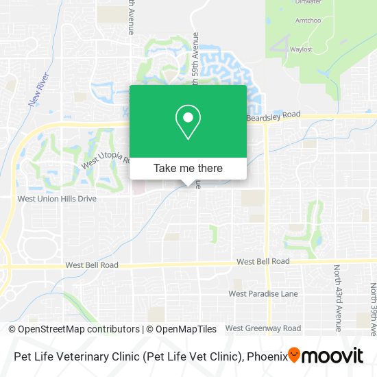 Mapa de Pet Life Veterinary Clinic