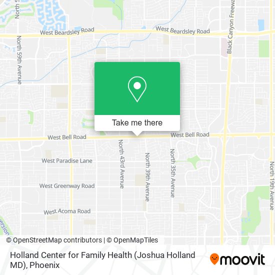 Mapa de Holland Center for Family Health (Joshua Holland MD)