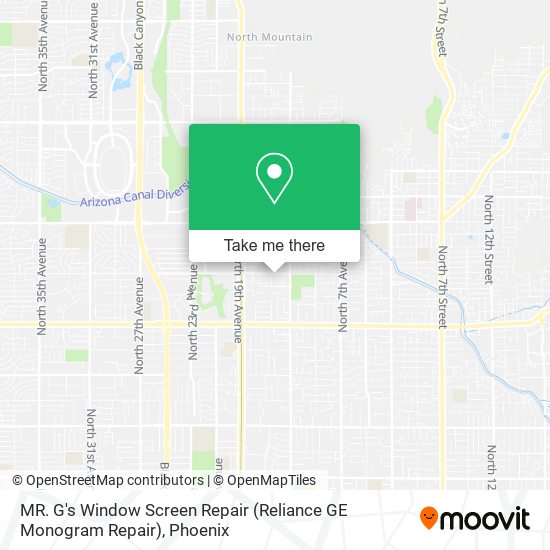 MR. G's Window Screen Repair (Reliance GE Monogram Repair) map