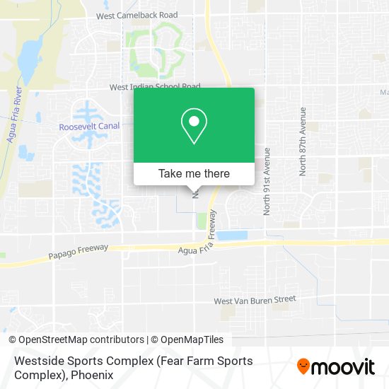 Mapa de Westside Sports Complex (Fear Farm Sports Complex)