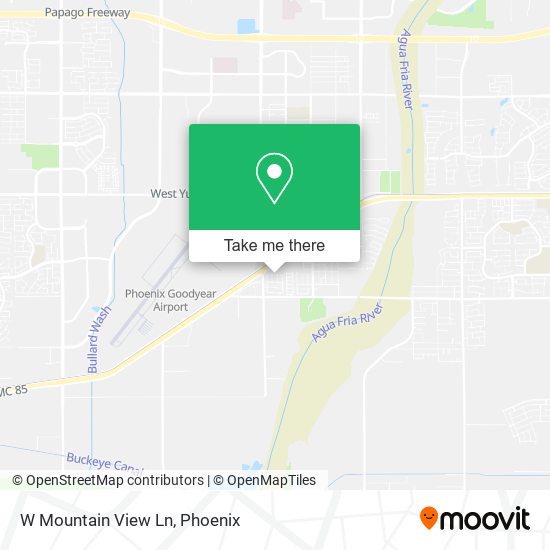 Mapa de W Mountain View Ln